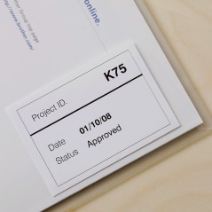 Brother DK22212 WHITE CONTINUOUS - Hvid kontinuerlig etiket